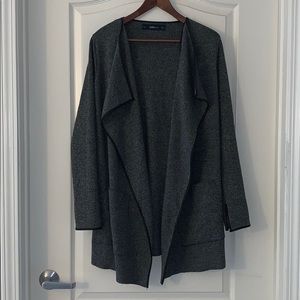 Zara Kint Drape Cardigan